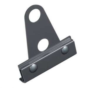 Podwójny uchwyt rury przeciwśniegowej do rąbka grafit