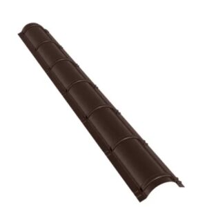 Gąsior do blachodachówki 8017 brązowy RAL TK