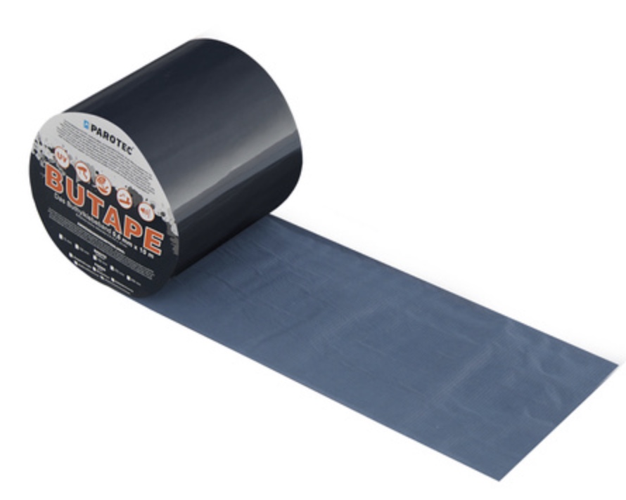 Butylowa taśma naprawcza BuTape 0.6mm 75mm x 10m - antracyt