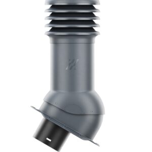 Kominek wentylacyjny HiVent blachodachówka Profil E 125mm antracyt 7016