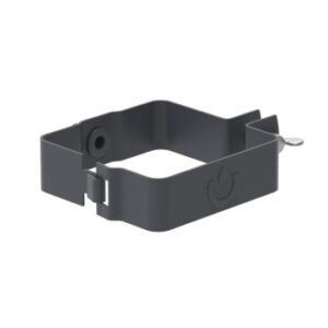 Krop stal kwadrat obejma do rury 80x80 7016 grafit