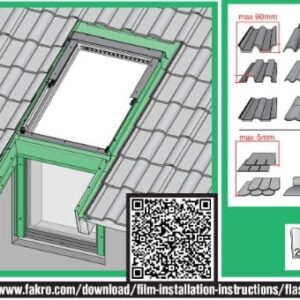 Kołnierz usczelniający FAKRO EUV/B 11 114x140