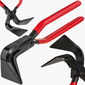 Szczypce dekarskie 250mm odgięte 90st