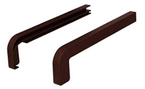 Zaślepka zewnętrzna parapetu 300 mm RAL 8017 (brązowa)