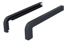 Zaślepka zewnętrzna parapetu 300 mm RAL 7016 (antracyt)