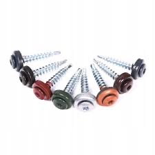 Wkręt blacha do drewna płaski ceglasty 8004 4.8x35 EPDM