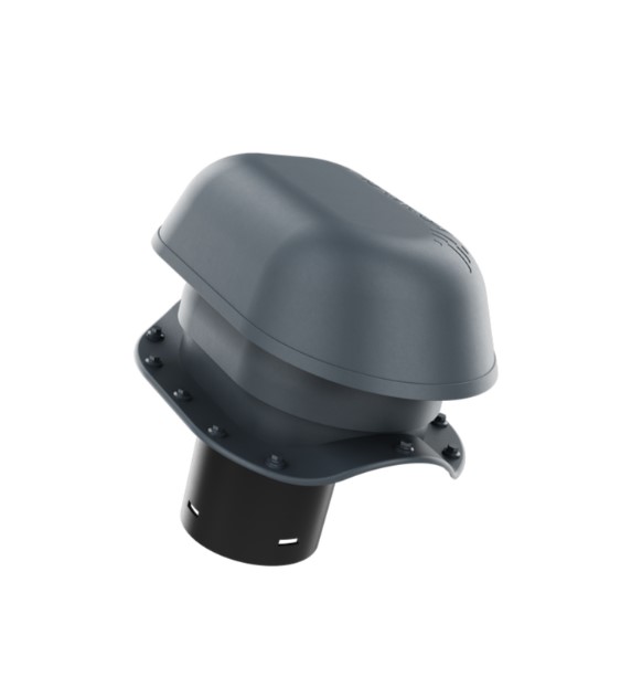 Wywietrznik sanitarny 125mm do blachodachówki profil W antracyt