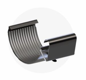 Krop stal łącznik rynny 130 ceglasty