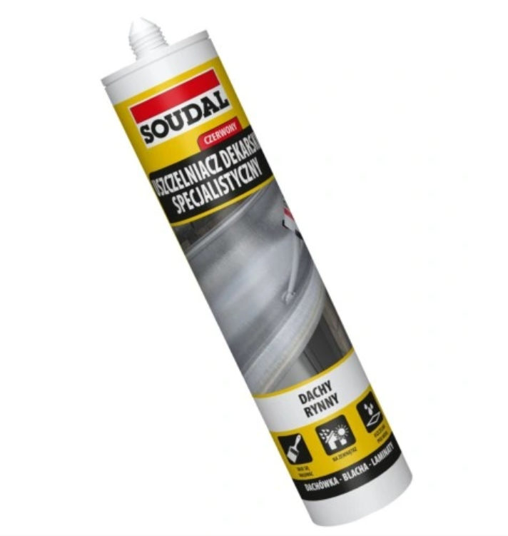 Klej specjal. dekarski czerwony 280ml