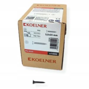 Wkręt do płyt G-K drewno 3.5x25mm