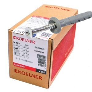 FX kołek szybkiego montażu 6x40mm z kołnierzem