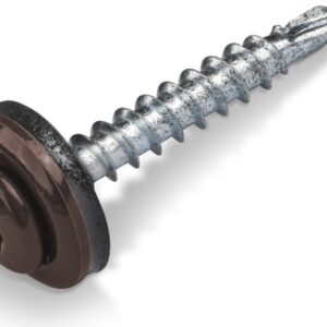 Wkręt blacha do drewna ODX 4.8x35 EPDM 8017 (brąz)