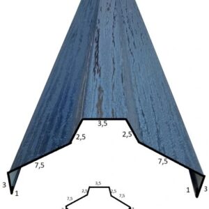 Gąsior Grań RAL 0.5 9005 Relief Wood (czarny)