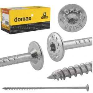 Wkręt konstrukcyjny talerzowy 8x180 ocynk