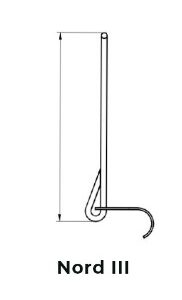 Spinka NORD III Zn R5 – boczna do dachówki cementowej (opak. 250 szt.)