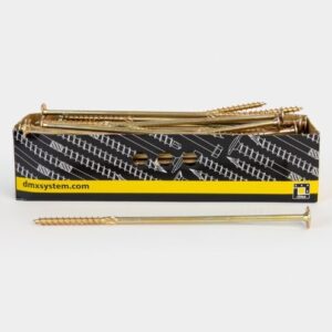 Wkręt konstrukcyjny talerzowy złoty 8x120