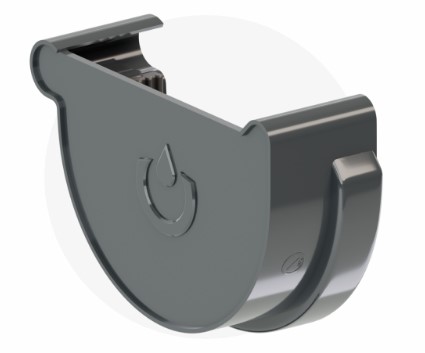 Krop PVC denko prawe 75 8017 brąz