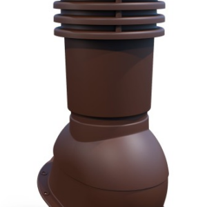 Kominek wentylacyjny Roofline Ventos do blachy trapezowej T18 fi 150 mm – RAL 8017 brąz